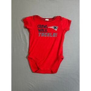 Patriots NFL Baby Bodysuit - 18 Months - Short Sleeve
